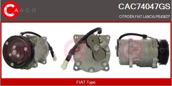 Casco CAC74047GS - Compresor, climatizare aaoparts.ro