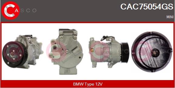 Casco CAC75054GS - Compresor, climatizare aaoparts.ro