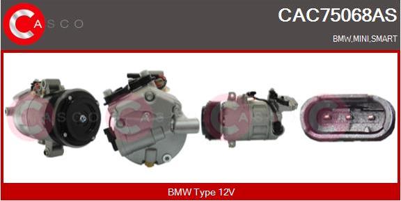 Casco CAC75068AS - Compresor, climatizare aaoparts.ro