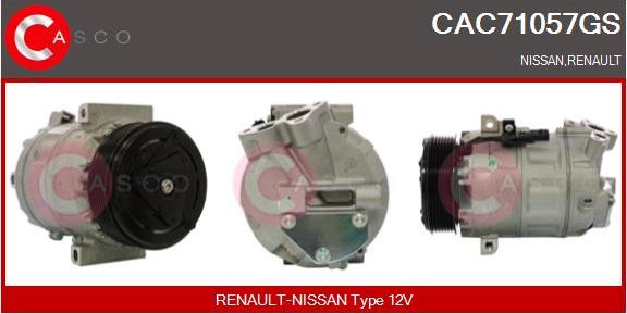 Casco CAC71057GS - Compresor, climatizare aaoparts.ro