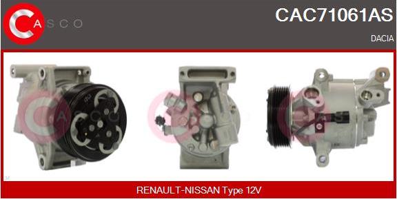 Casco CAC71061AS - Compresor, climatizare aaoparts.ro