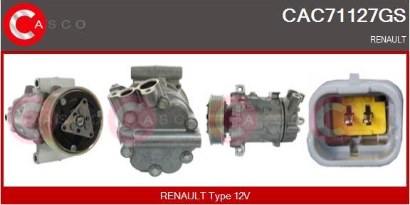 Casco CAC71127GS - Compresor, climatizare aaoparts.ro
