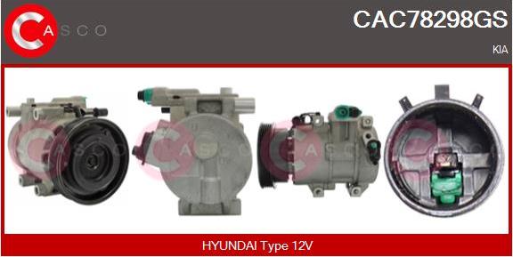 Casco CAC78298GS - Compresor, climatizare aaoparts.ro