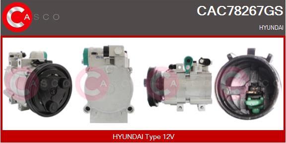 Casco CAC78267GS - Compresor, climatizare aaoparts.ro
