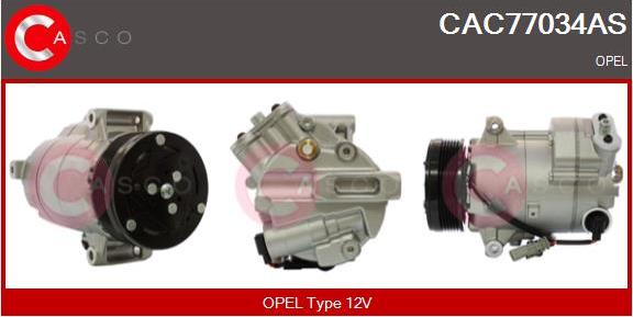 Casco CAC77034AS - Compresor, climatizare aaoparts.ro
