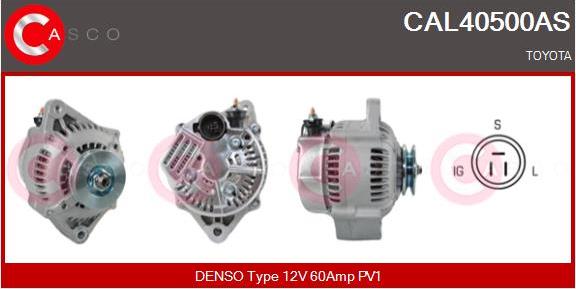 Casco CAL40500AS - Generator / Alternator aaoparts.ro