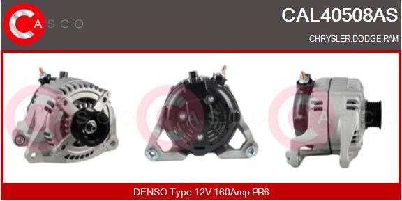 Casco CAL40508AS - Generator / Alternator aaoparts.ro