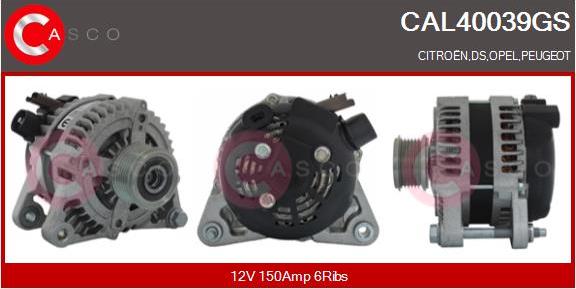 Casco CAL40039GS - Generator / Alternator aaoparts.ro