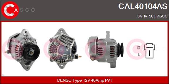 Casco CAL40104AS - Generator / Alternator aaoparts.ro