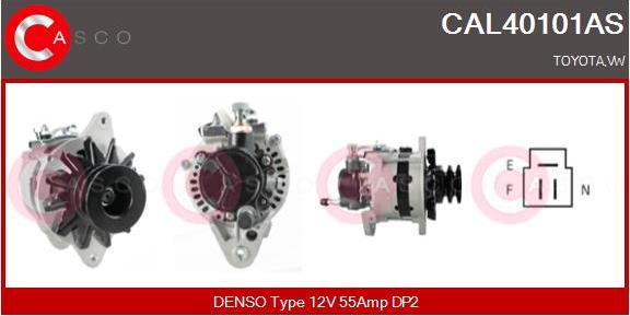Casco CAL40101AS - Generator / Alternator aaoparts.ro