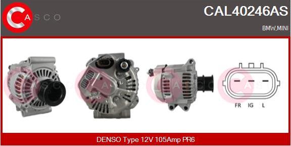 Casco CAL40246AS - Generator / Alternator aaoparts.ro