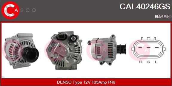 Casco CAL40246GS - Generator / Alternator aaoparts.ro