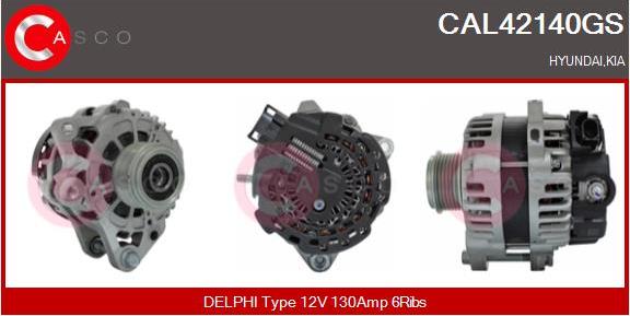 Casco CAL42140GS - Generator / Alternator aaoparts.ro