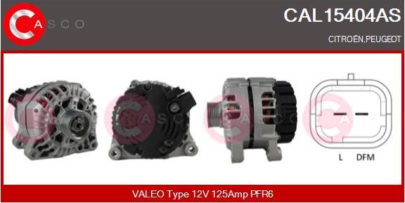 Casco CAL15404AS - Generator / Alternator aaoparts.ro