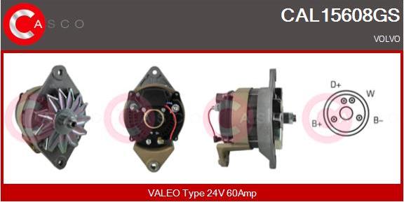 Casco CAL15608GS - Generator / Alternator aaoparts.ro