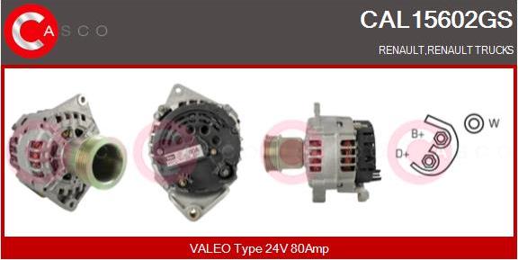 Casco CAL15602GS - Generator / Alternator aaoparts.ro