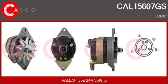 Casco CAL15607GS - Generator / Alternator aaoparts.ro