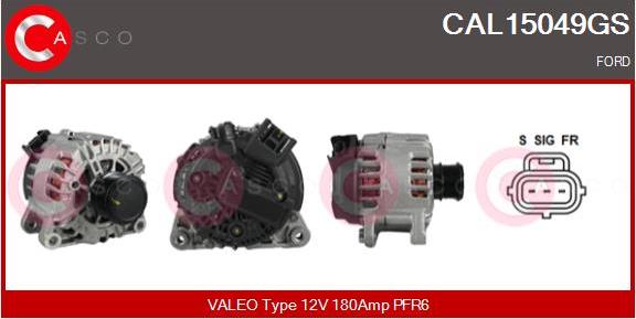 Casco CAL15049GS - Generator / Alternator aaoparts.ro