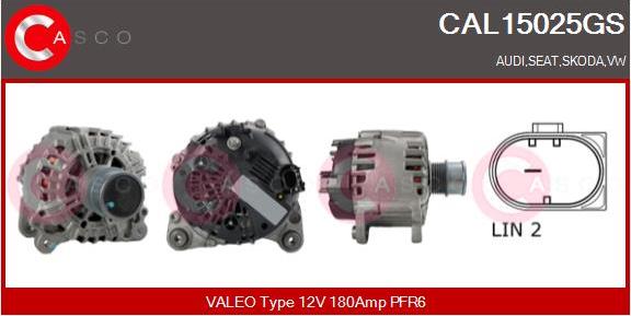 Casco CAL15025GS - Generator / Alternator aaoparts.ro