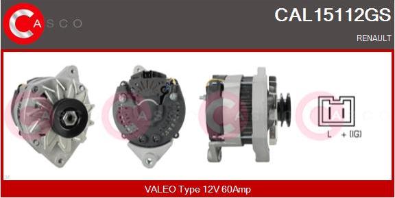 Casco CAL15112GS - Generator / Alternator aaoparts.ro