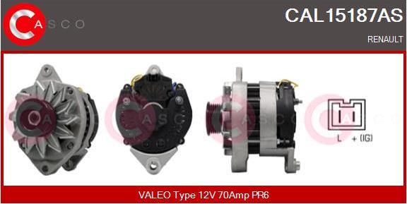 Casco CAL15187AS - Generator / Alternator aaoparts.ro