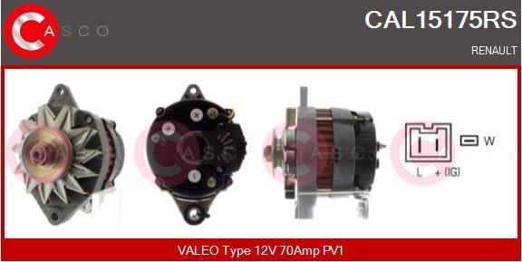 Casco CAL15175RS - Generator / Alternator aaoparts.ro