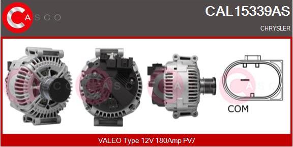 Casco CAL15339AS - Generator / Alternator aaoparts.ro