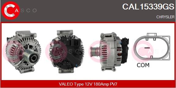 Casco CAL15339GS - Generator / Alternator aaoparts.ro