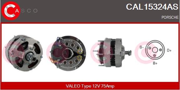 Casco CAL15324AS - Generator / Alternator aaoparts.ro