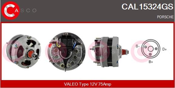 Casco CAL15324GS - Generator / Alternator aaoparts.ro