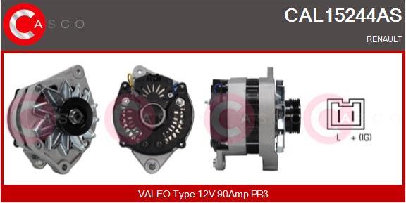 Casco CAL15244AS - Generator / Alternator aaoparts.ro
