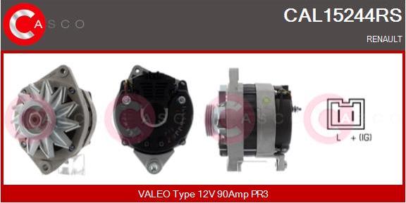 Casco CAL15244RS - Generator / Alternator aaoparts.ro