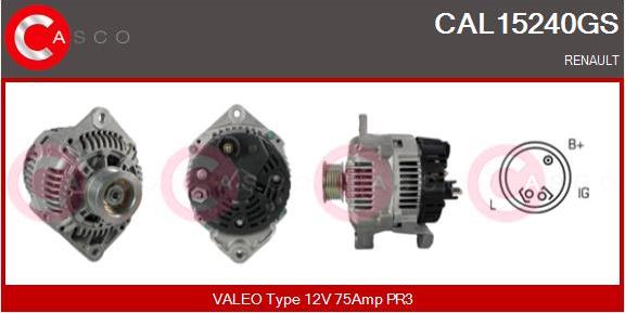 Casco CAL15240GS - Generator / Alternator aaoparts.ro
