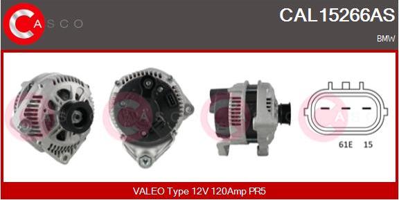 Casco CAL15266AS - Generator / Alternator aaoparts.ro