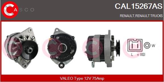 Casco CAL15267AS - Generator / Alternator aaoparts.ro