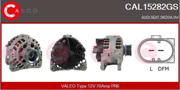 Casco CAL15282GS - Generator / Alternator aaoparts.ro