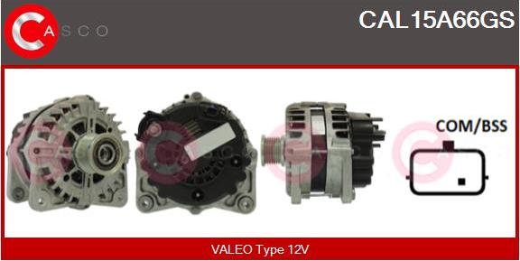 Casco CAL15A66GS - Generator / Alternator aaoparts.ro