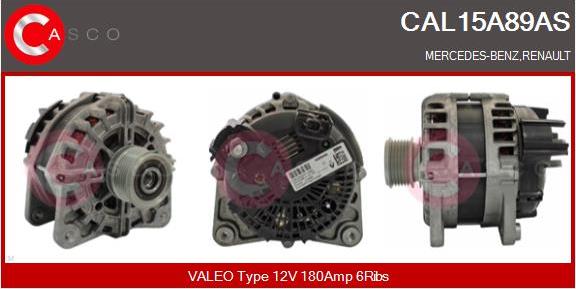 Casco CAL15A89AS - Generator / Alternator aaoparts.ro
