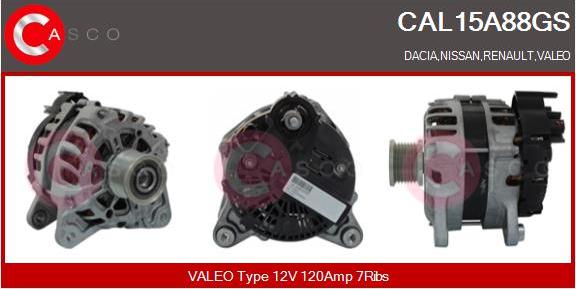 Casco CAL15A88GS - Generator / Alternator aaoparts.ro