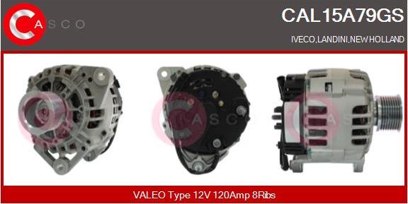 Casco CAL15A79GS - Generator / Alternator aaoparts.ro