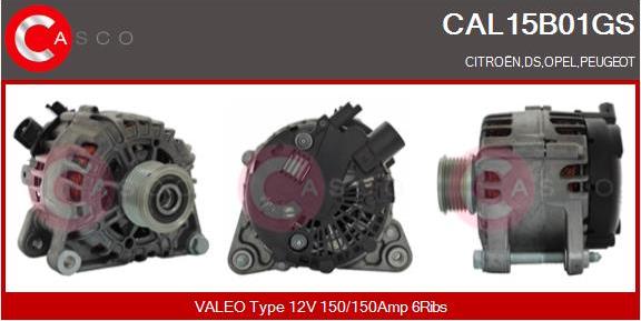 Casco CAL15B01GS - Generator / Alternator aaoparts.ro
