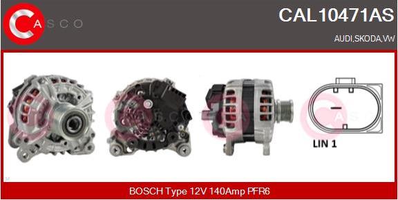 Casco CAL10471AS - Generator / Alternator aaoparts.ro