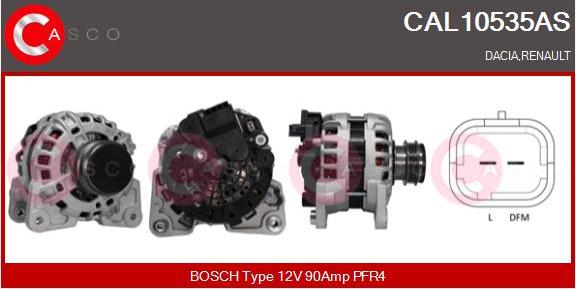 Casco CAL10535AS - Generator / Alternator aaoparts.ro