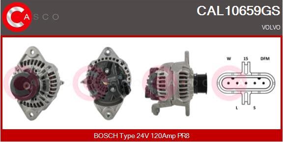 Casco CAL10659GS - Generator / Alternator aaoparts.ro