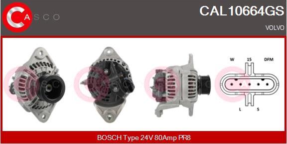 Casco CAL10664GS - Generator / Alternator aaoparts.ro