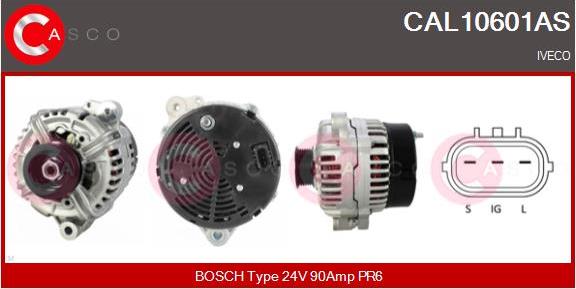Casco CAL10601AS - Generator / Alternator aaoparts.ro