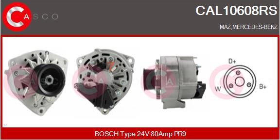 Casco CAL10608RS - Generator / Alternator aaoparts.ro