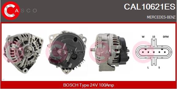 Casco CAL10621ES - Generator / Alternator aaoparts.ro