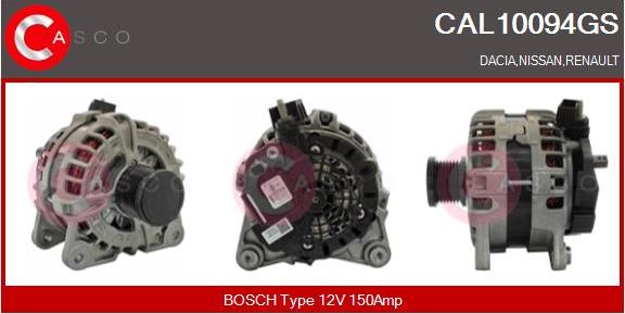 Casco CAL10094GS - Generator / Alternator aaoparts.ro