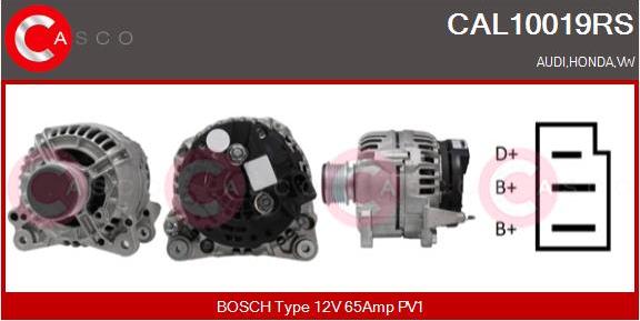 Casco CAL10019RS - Generator / Alternator aaoparts.ro